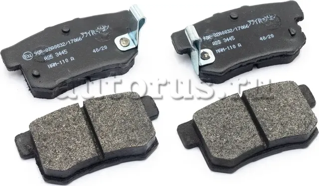 ADB 3445_колодки дисковые задние!/ Honda CR-V/FR-V 1.7/2.0 02>/Stream 1.7/2.0 01 (Allied Nippon). Артикул ADB3445