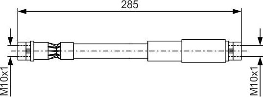 Тормозной шланг Bosch. Артикул 1 987 476 406
