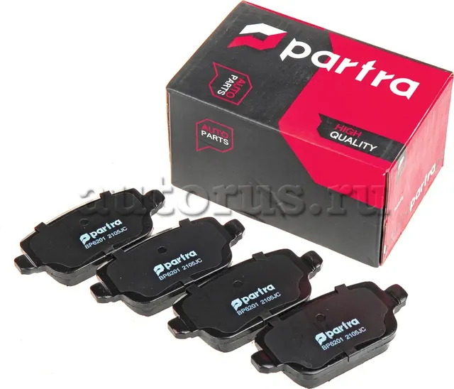 Колодки тормозные дисковые | перед прав/лев | (Partra) Partra. Артикул BP6201