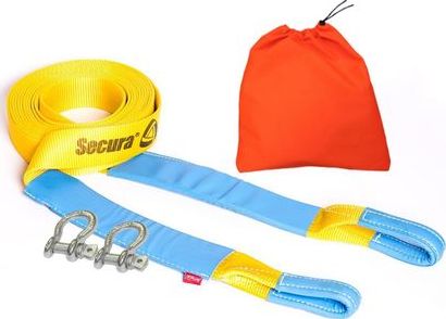 Стропа динамическая Tplus 11 т/9 м серия PRO Secura с шаклами 3,25 т. Артикул Т000339