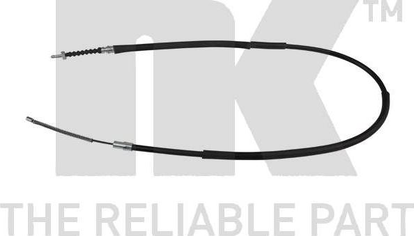 Трос ручника (тросик ручного тормоза) NK задний для Volvo 440 1988-1996. Артикул 904822