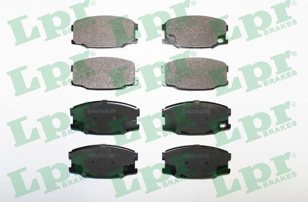 Тормозные колодки LPR передние/задние для Mitsubishi Canter VI (FE5, FE6) 1996-2026. Артикул 05P893