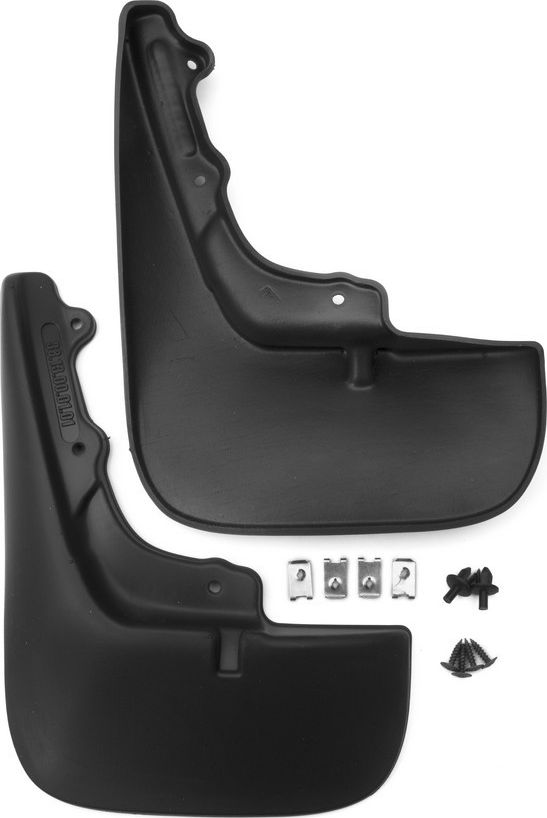 Брызговики Frosch (в пакете) передняя пара для Peugeot Boxer II 2006-2026 (для авто без расширителя арок). Артикул NLF.38.13.F18