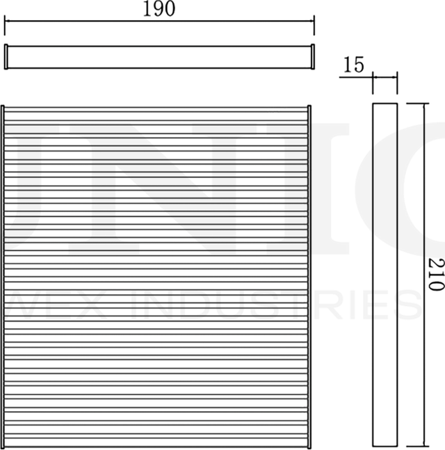 Фильтр салона (Unio). Артикул FLT-40126C