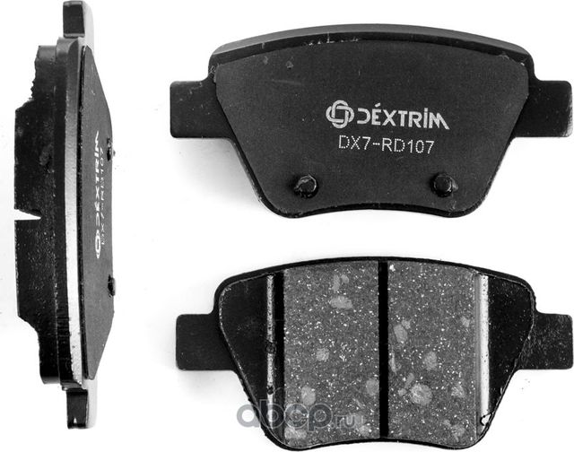 Колодки тормозные задние (Dextrim). Артикул DX7RD107
