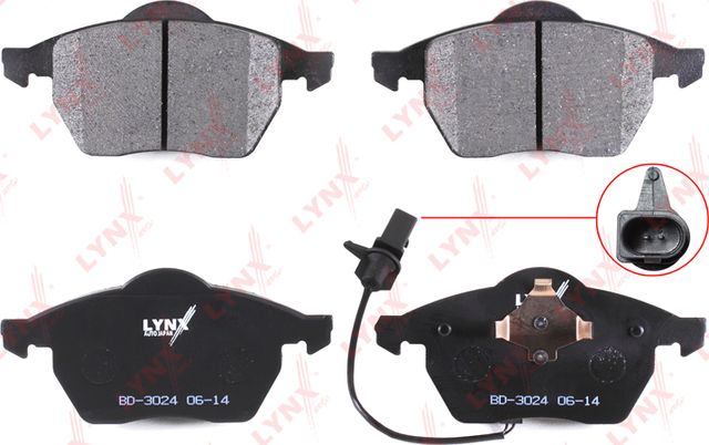 Тормозные колодки LYNXauto. Артикул BD-3024