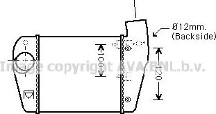 Интеркулер AVA для Audi A6 III (C6) 2004-2011. Артикул AIA4350