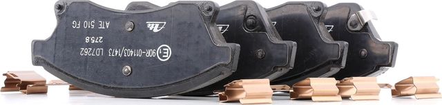 Тормозные колодки ATE Ceramic передние для Opel Astra J 2009-2017. Артикул 13.0470-7262.2