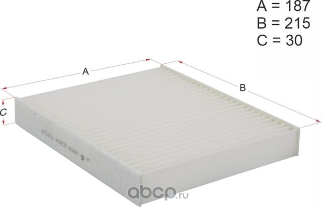 Фильтр салона TOYOTA HILUX ##N 12#/13# 15 (Hosu). Артикул HSCF0060