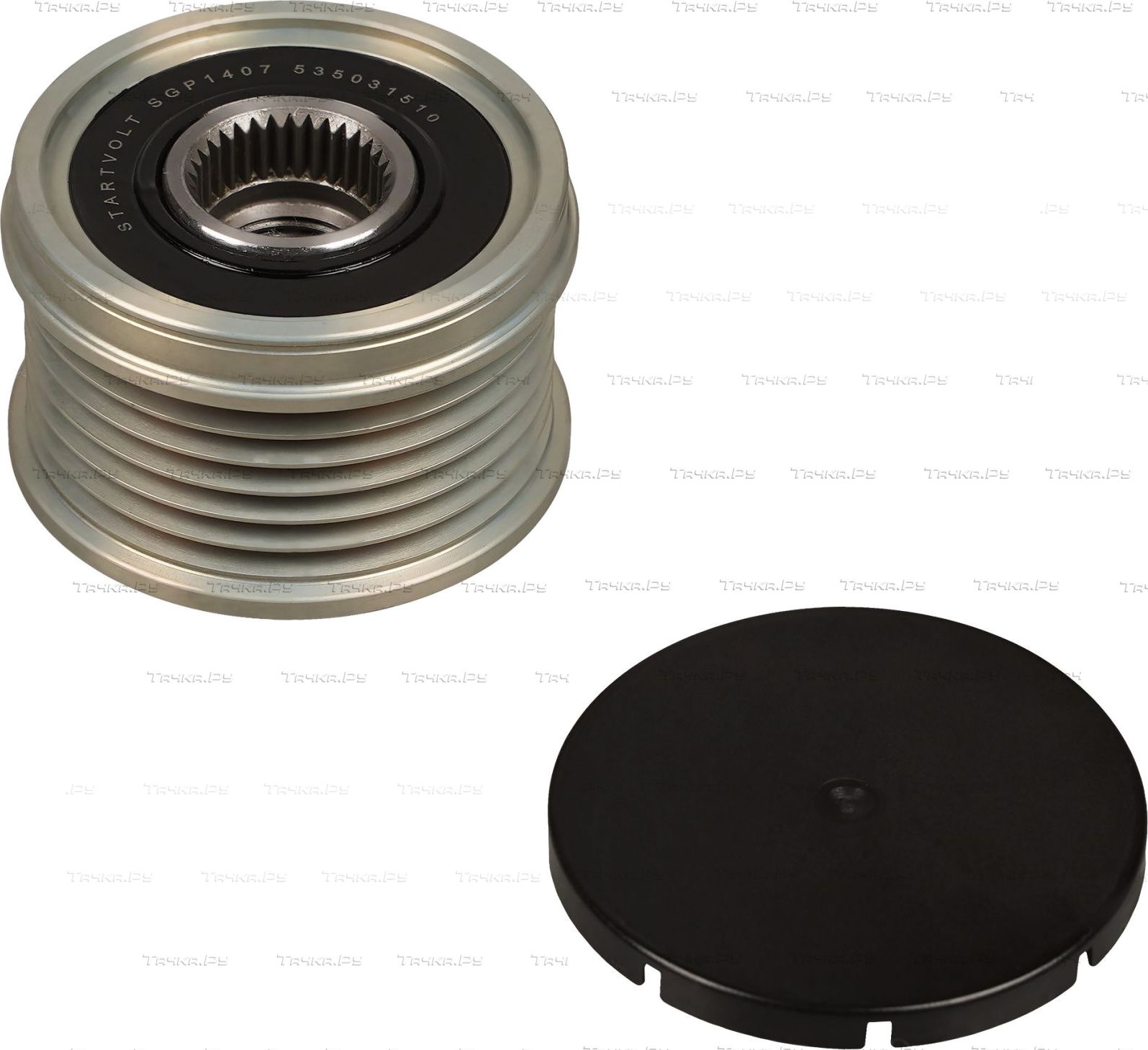 Муфта генератора обгонная StartVOLT для Nissan Teana L32 2014-2026. Артикул SGP 1407