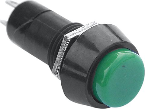 Кнопка РИФ круглая малая зеленая. Артикул RIF22-1-3106400