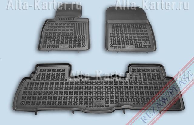 Коврики Rezaw Plast для салона Toyota Land Cruiser 200 2007-2021. Артикул 201413