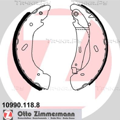 Тормозные колодки Zimmermann задние для Ford Transit VI 2000-2006. Артикул 10990.118.8