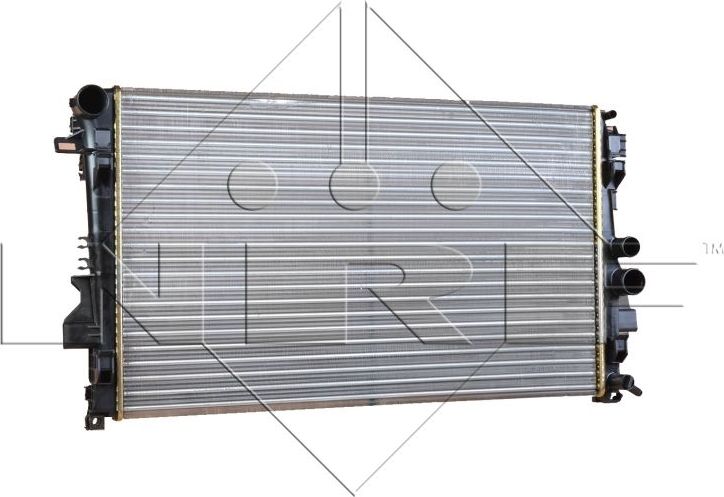 Радиатор охлаждения двигателя NRF (алюминий). Артикул 53801