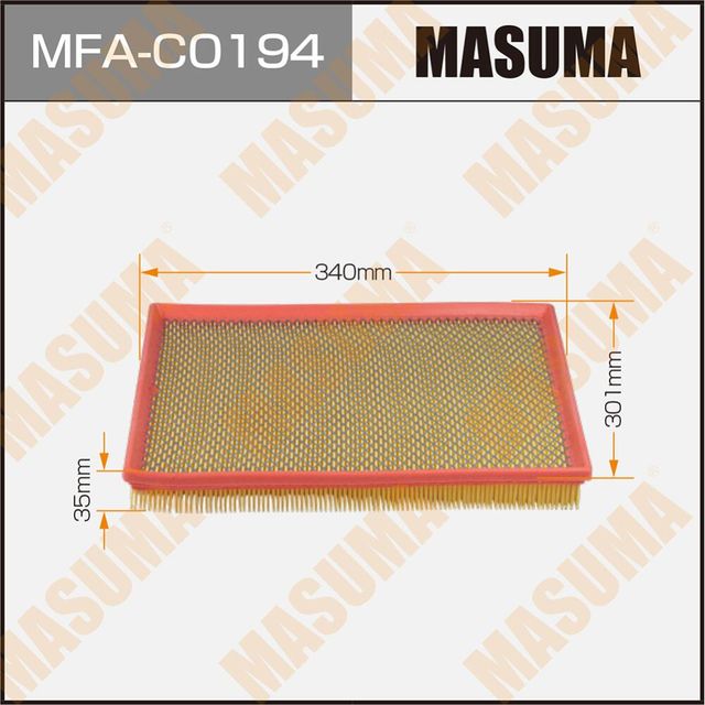 Воздушный фильтр Masuma. Артикул MFA-C0194