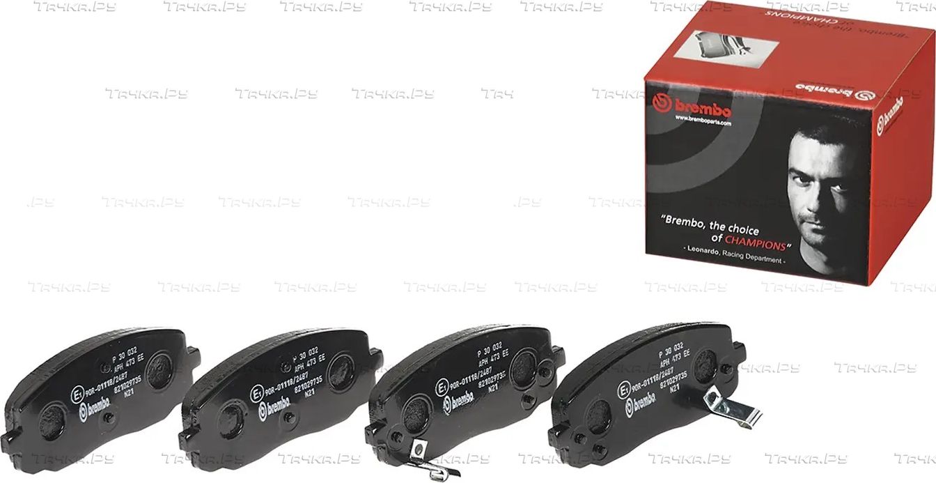 Тормозные колодки Brembo передние для Kia Picanto I 2004-2011. Артикул P 30 032
