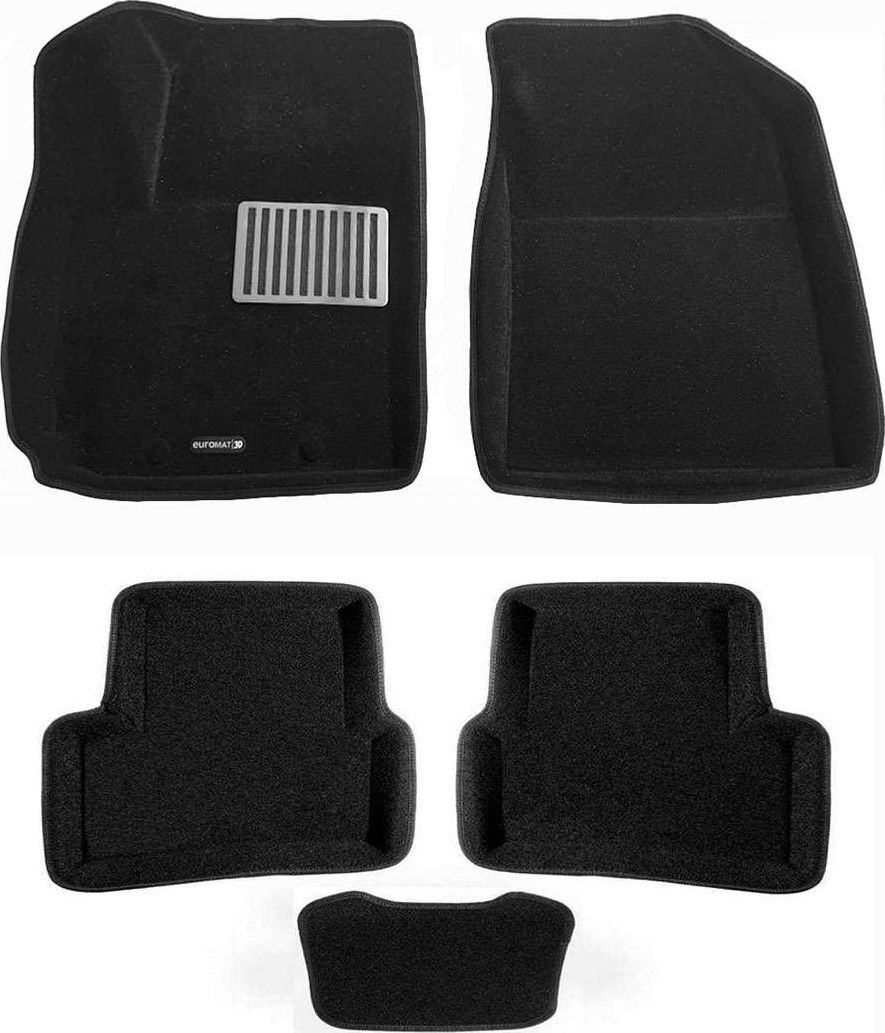 Коврики текстильные Euromat 3D Lux для салона Hyundai Creta II 2021-2026. Артикул EM3D-002712