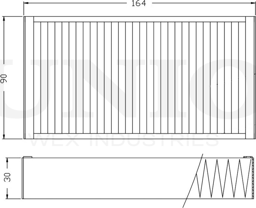Фильтр салона (Unio). Артикул FLT-40027
