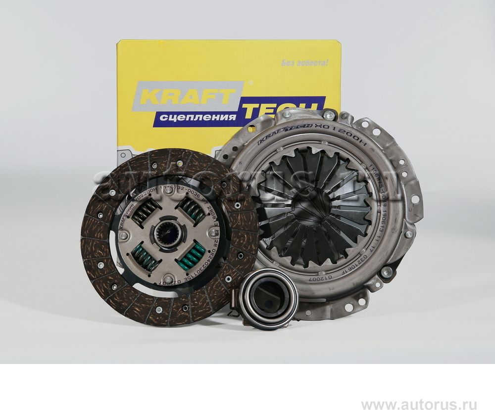 Сцепление (комплект) KraftTech 3P Kit для Toyota Corolla E80 1983-1987. Артикул W08200G