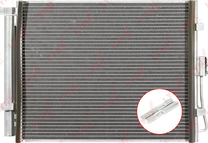 Радиатор кондиционера (конденсатор) LYNXauto. Артикул RC-0066