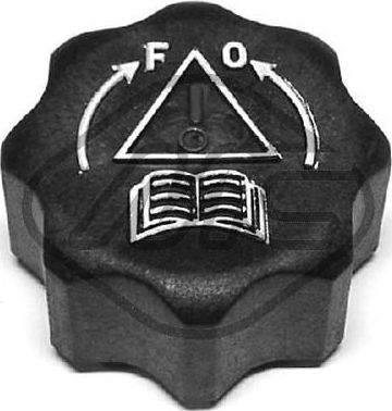 Крышка расширительного бачка системы охлаждения Metalcaucho (полимерный материал). Артикул 03560