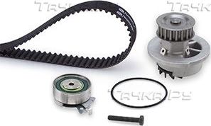 Помпа (водяной насос) с комплектом ремня ГРМ Gates PowerGrip® для Opel Vectra B 1995-2003. Артикул KP15310XS