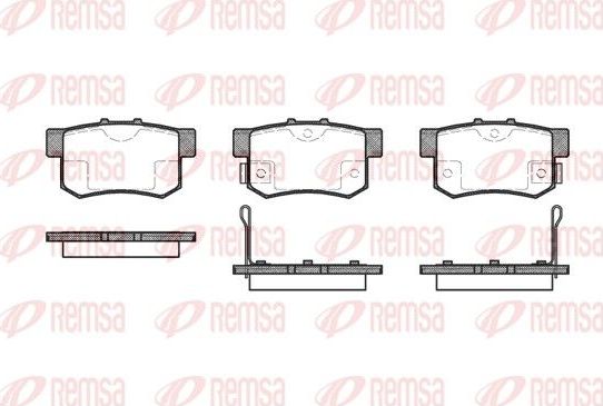 Тормозные колодки Remsa. Артикул 0325.02