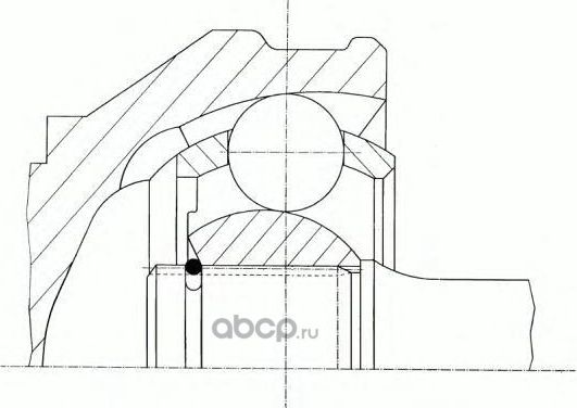 ШРУС VW CADDY II 1.9 D наруж. (GKN). Артикул 303001