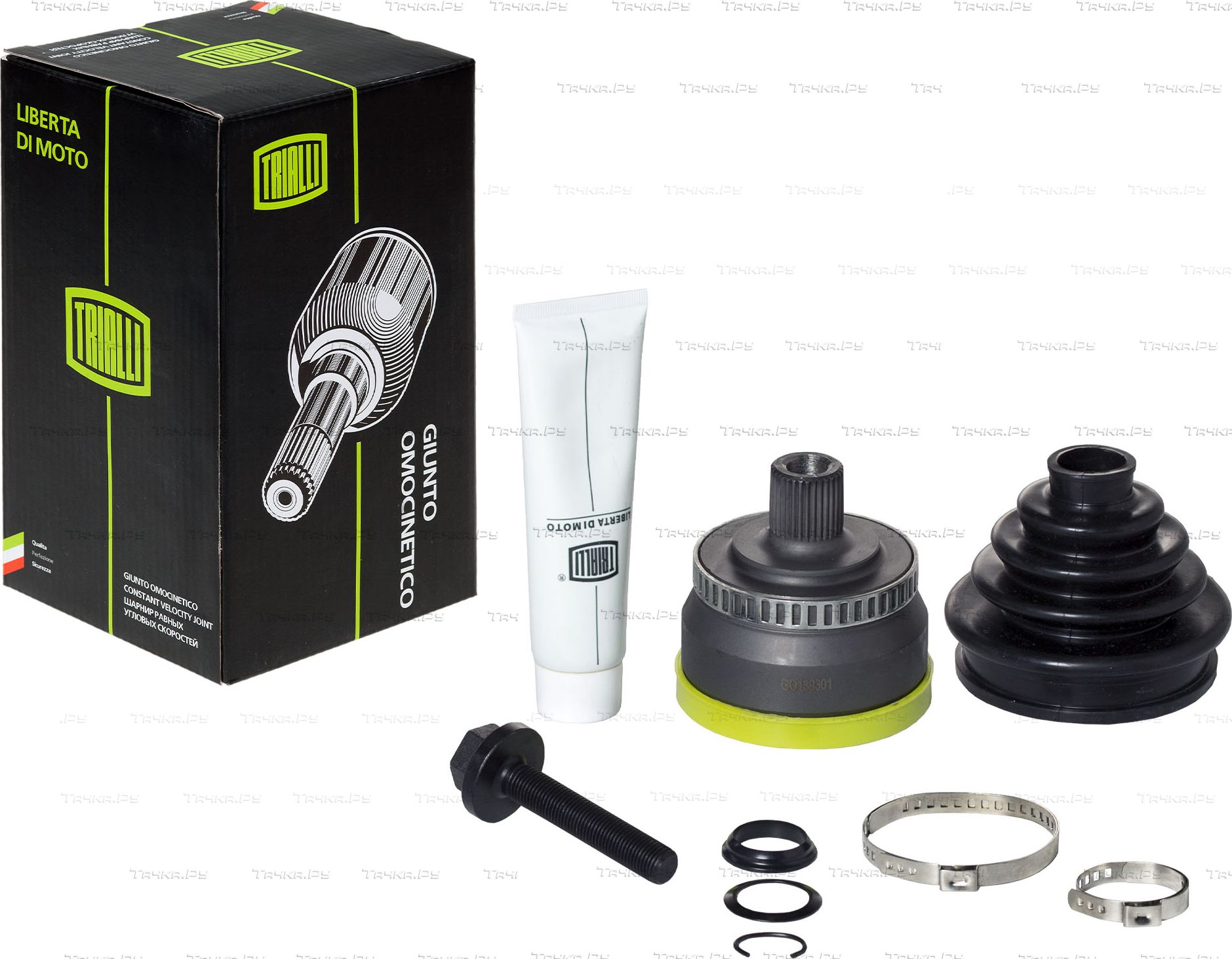 Шрус наружный (граната) Trialli передний для Skoda Superb I 2001-2008. Артикул GO 139301