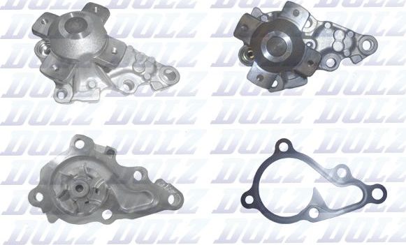 Помпа (водяной насос) Dolz для Aston Martin Cygnet 2011-2013. Артикул T255