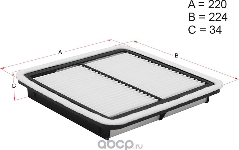 Фильтр воздушный SUBARU FORESTER 07 (Hosu). Артикул HSAF0027