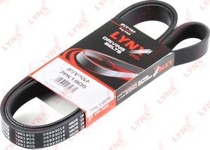 Приводной ремень поликлиновой LYNXauto для Toyota RAV4 III (XA30) 2005-2013. Артикул 7PK1905