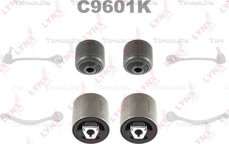 Сайлентблок переднего рычага подвески LYNXauto KIT для BMW X3 I (E83) 2003-2011. Артикул C9601K