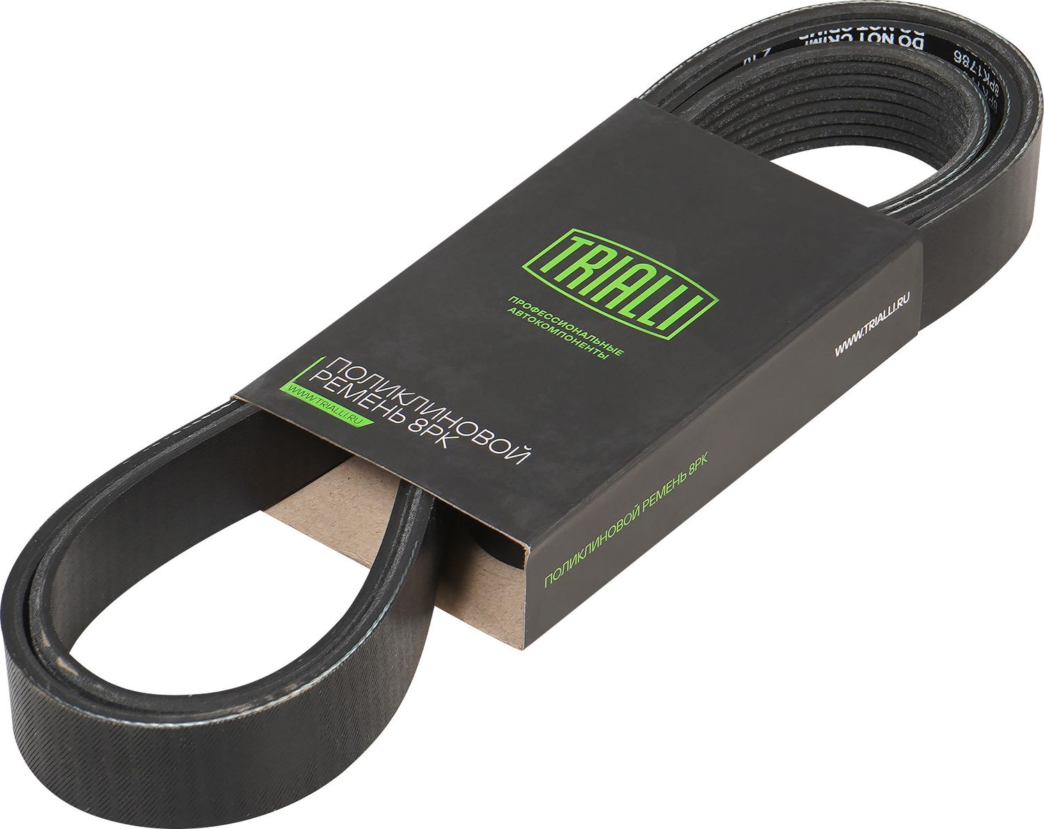 Приводной ремень поликлиновой Trialli (EPDM (Этилен-пропиленовый каучук)). Артикул 8PK1786
