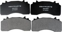 Тормозные колодки Zentparts. Артикул Z07211