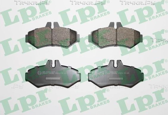 Тормозные колодки LPR задние для Volkswagen LT II 1996-2006. Артикул 05P956