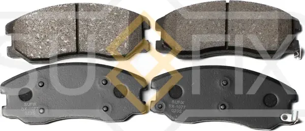 Колодки дисковые тормозные передние правые/левые CHEVROLET CAPTIVA (C100, C140) (Sufix). Артикул SX1077