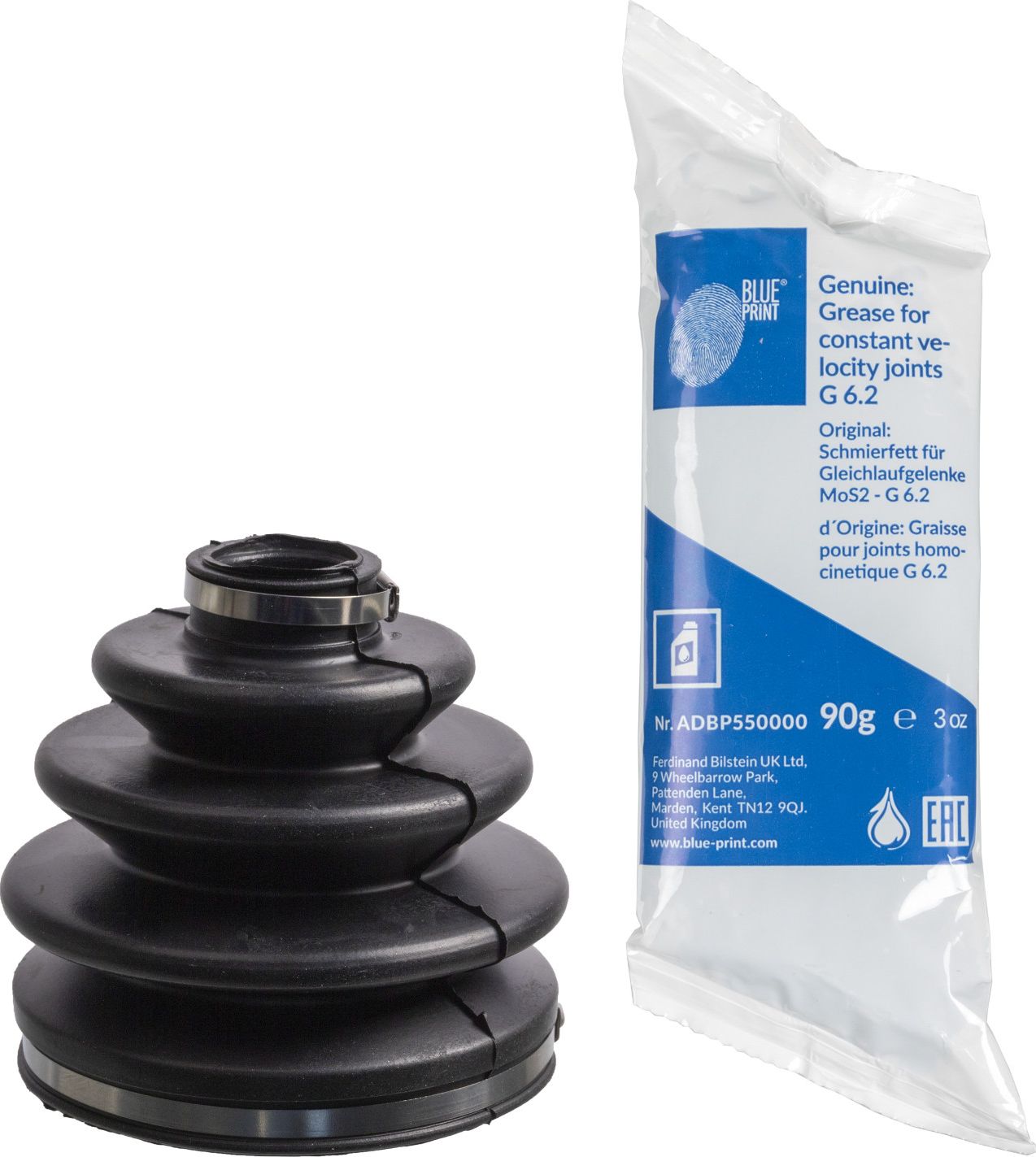 Пыльник ШРУСа наружный Blue Print (резина). Артикул ADN18168