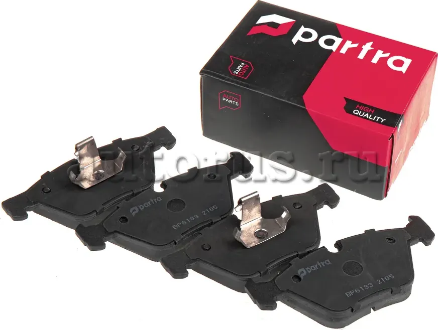 Колодки тормозные дисковые | перед прав/лев | (Partra). Артикул BP6133