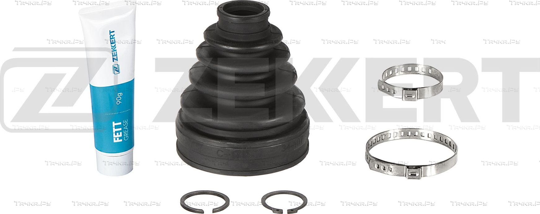 Пыльник ШРУСа внутренний Zekkert передний для Volkswagen Sharan I 1997-2010. Артикул SM-1024S