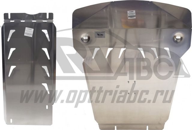 Защита алюминиевая АВС-Дизайн для картера и КПП BMW X6 F16 2015-2026. Артикул 34.09ABC