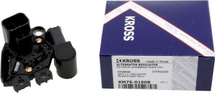 РЕГУЛЯТОР НАПРЯЖЕНИЯ ГЕНЕРАТОРА (Kross). Артикул KM7501508