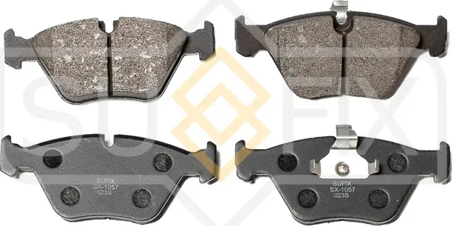 Колодки тормозные передние (Sufix). Артикул SX1057