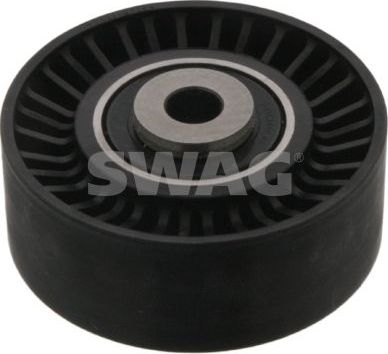 Направляющий (ведущий) ролик приводного поликлинового ремня SWAG (полимерный материал) для Peugeot 4007 2007-2013. Артикул 62 93 6867