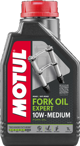 Масло для мотовилок и амортизаторов FORK OIL EXPERT MEDIUM 10W п/синт.1л MOTUL Motul FORK OIL EXPERT MEDIUM 10W. Артикул 112952