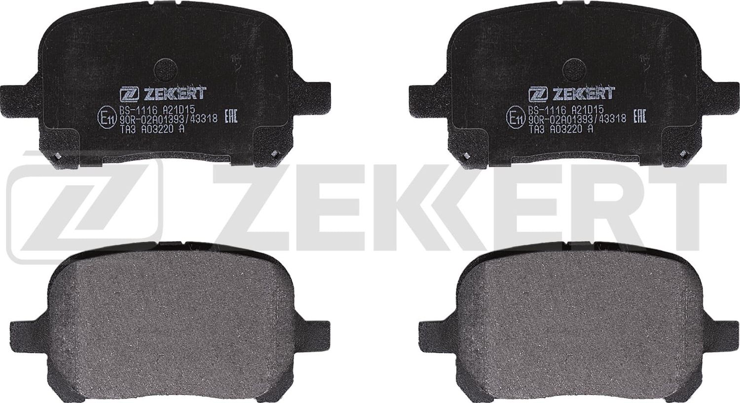 Тормозные колодки Zekkert. Артикул BS-1116