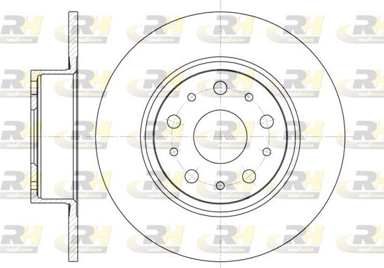 Тормозной диск RoadHouse задний для Lancia Kappa 1994-2001. Артикул 6457.00