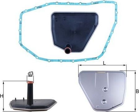 Фильтр АКПП Mahle-Knecht. Артикул HX 235D