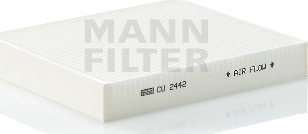 Салонный фильтр Mann-Filter для Vauxhall Zafira C 2013-2018. Артикул CU 2442