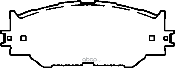 Колодки тормозные дисковые передние (Frictionmaster). Артикул ELT1178